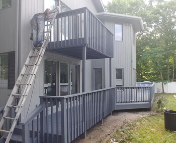 Exterior painting in Croydon, PA.